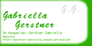 gabriella gerstner business card